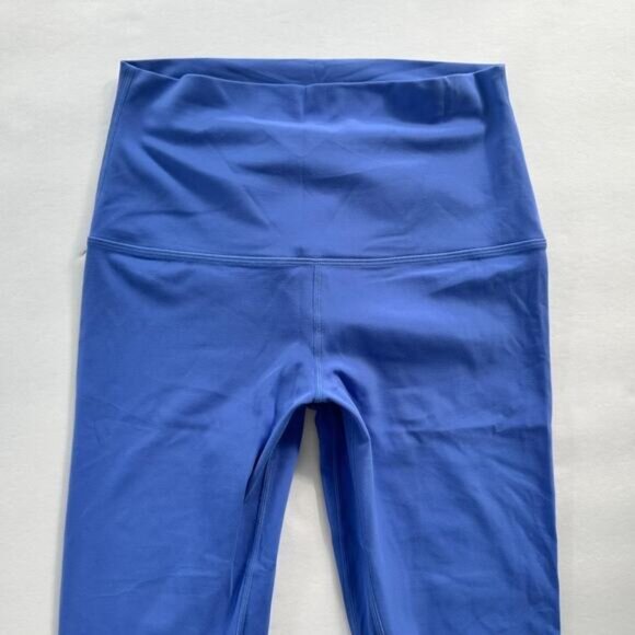 Lululemon Align Super-High-Rise Pant 28" Wild Indigo Size 8 Yoga Gym Comfort - Picture 6 of 7
